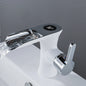 LED Digital Basin Faucet Black Bath Basin Mixer Brass Temperature Display Faucet Smart Tap Sink Faucet For Bathroom A186